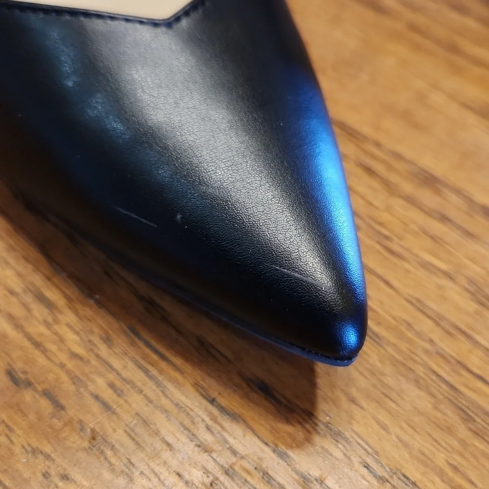 Marc Fisher Black Sling Back Heels Size 8 - Picture 5 of 6